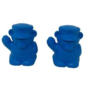Green Toys Eco-Friendly Figures Recycled Plastic 2 Blue Bear Train Conductors